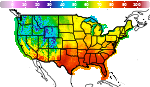 United States Max Temperature