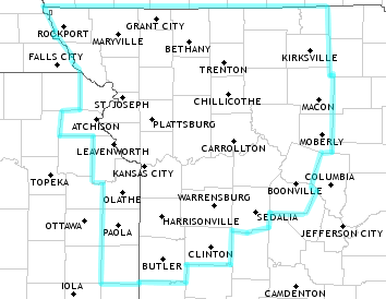 NWS Kansas City/Pleasant Hill, MO Forecast Area