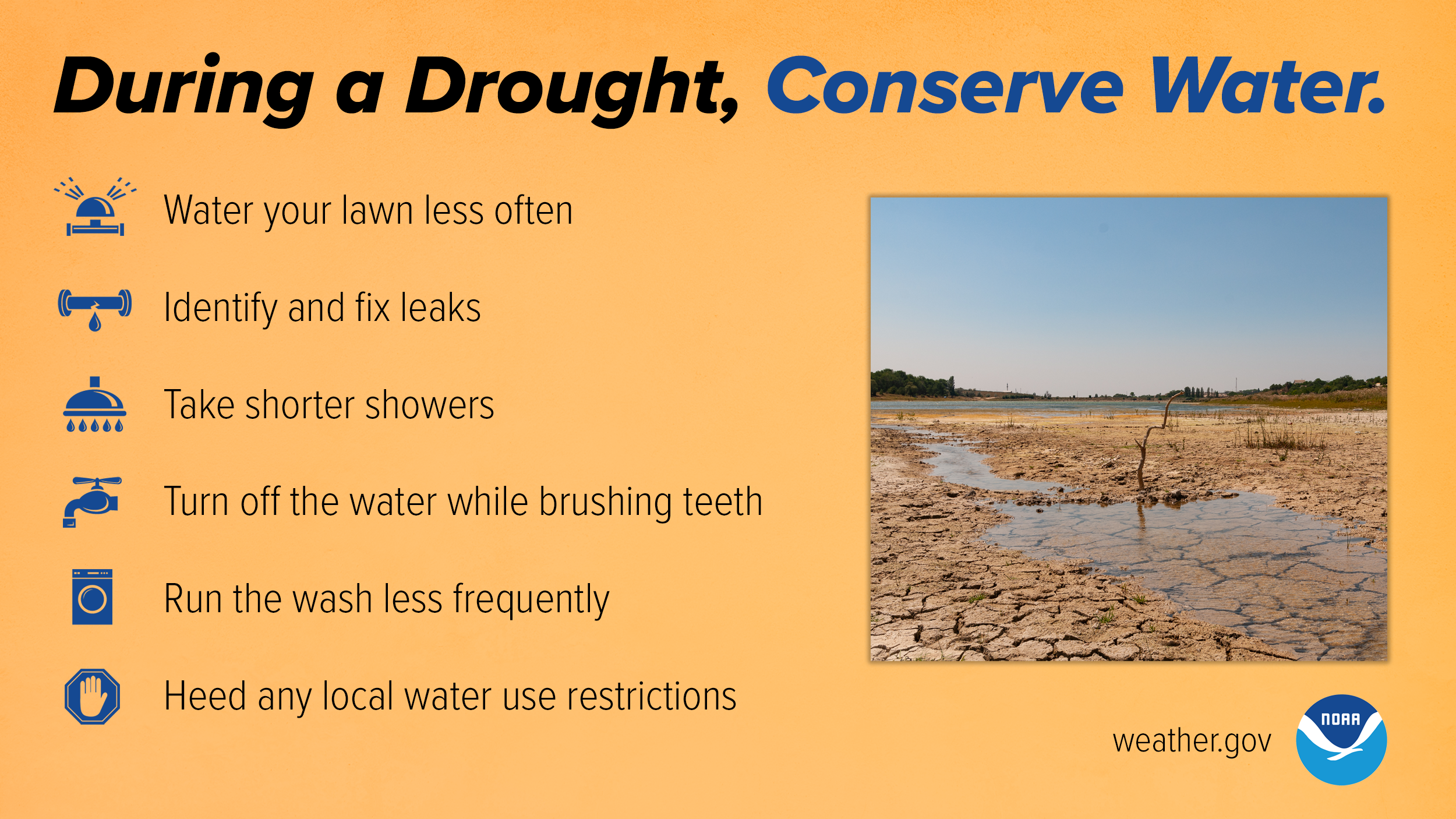 Drought - Conserve Water
