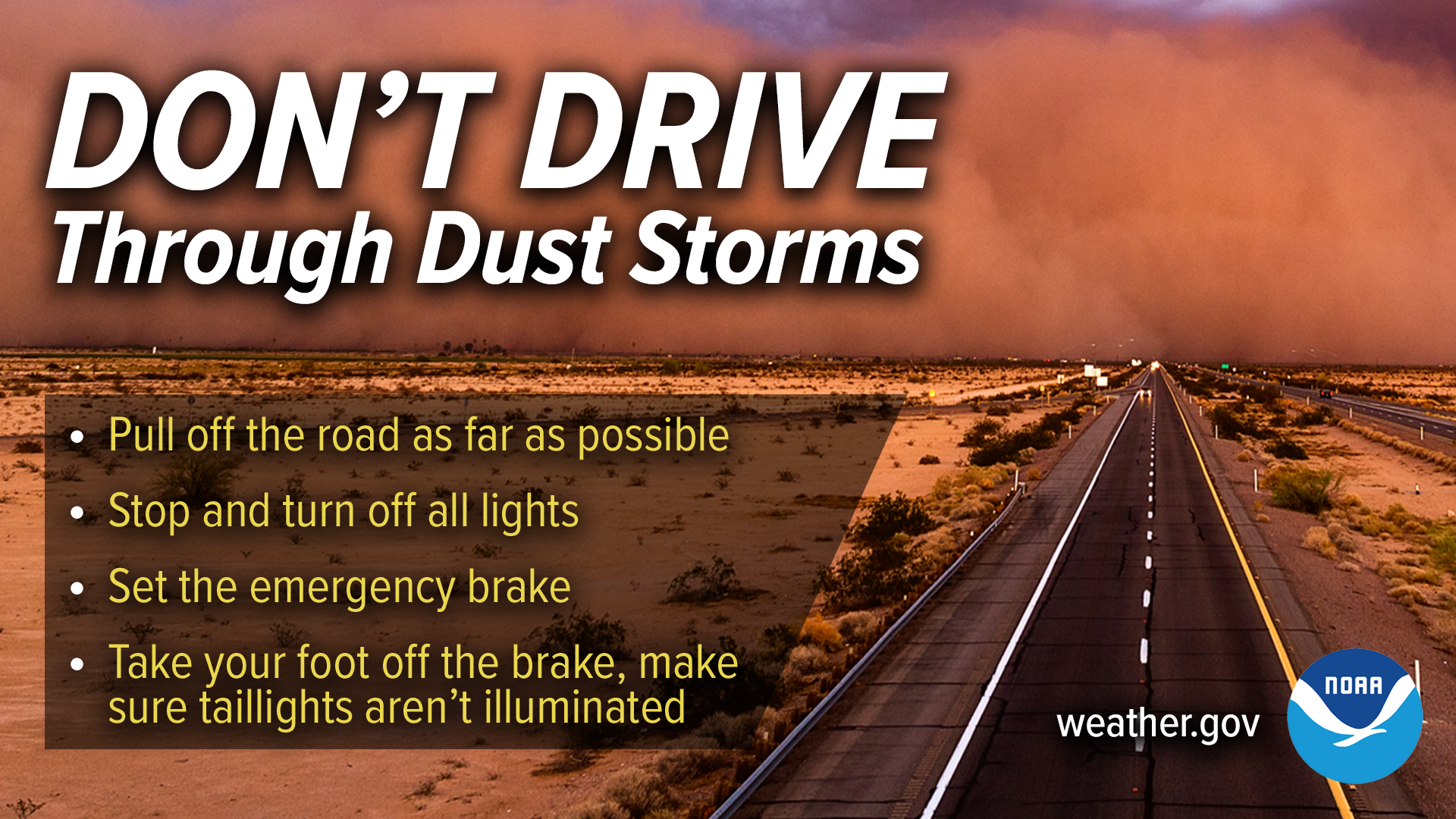 Dust - Don't Drive in Dust