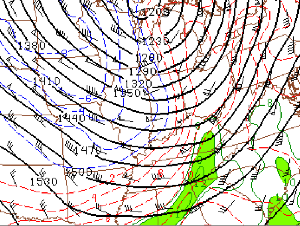 Environment - 850mb winds