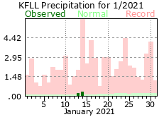 January rainfall 2021
