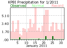 January rainfall 2011
