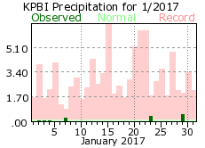 January precipitation 2017