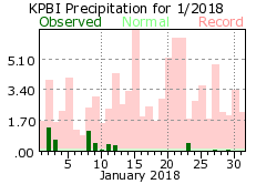 January precipitation 2018