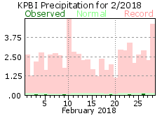 February precipitation 2018