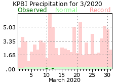 March precipitation 2020