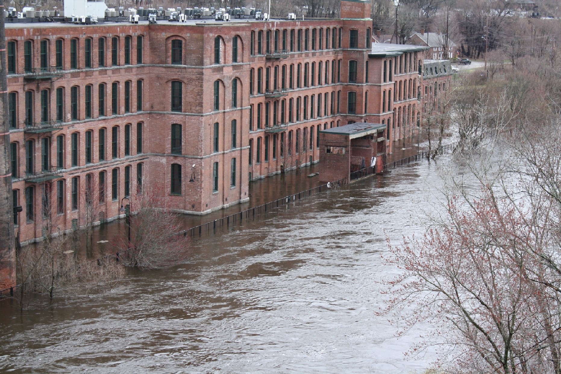 Significant Flooding Along the Blackstone River in Rhode Island