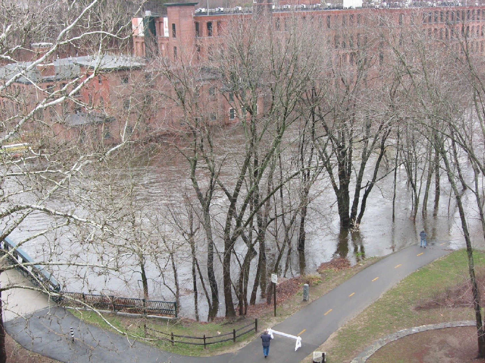 Significant Flooding Along the Blackstone River in Rhode Island