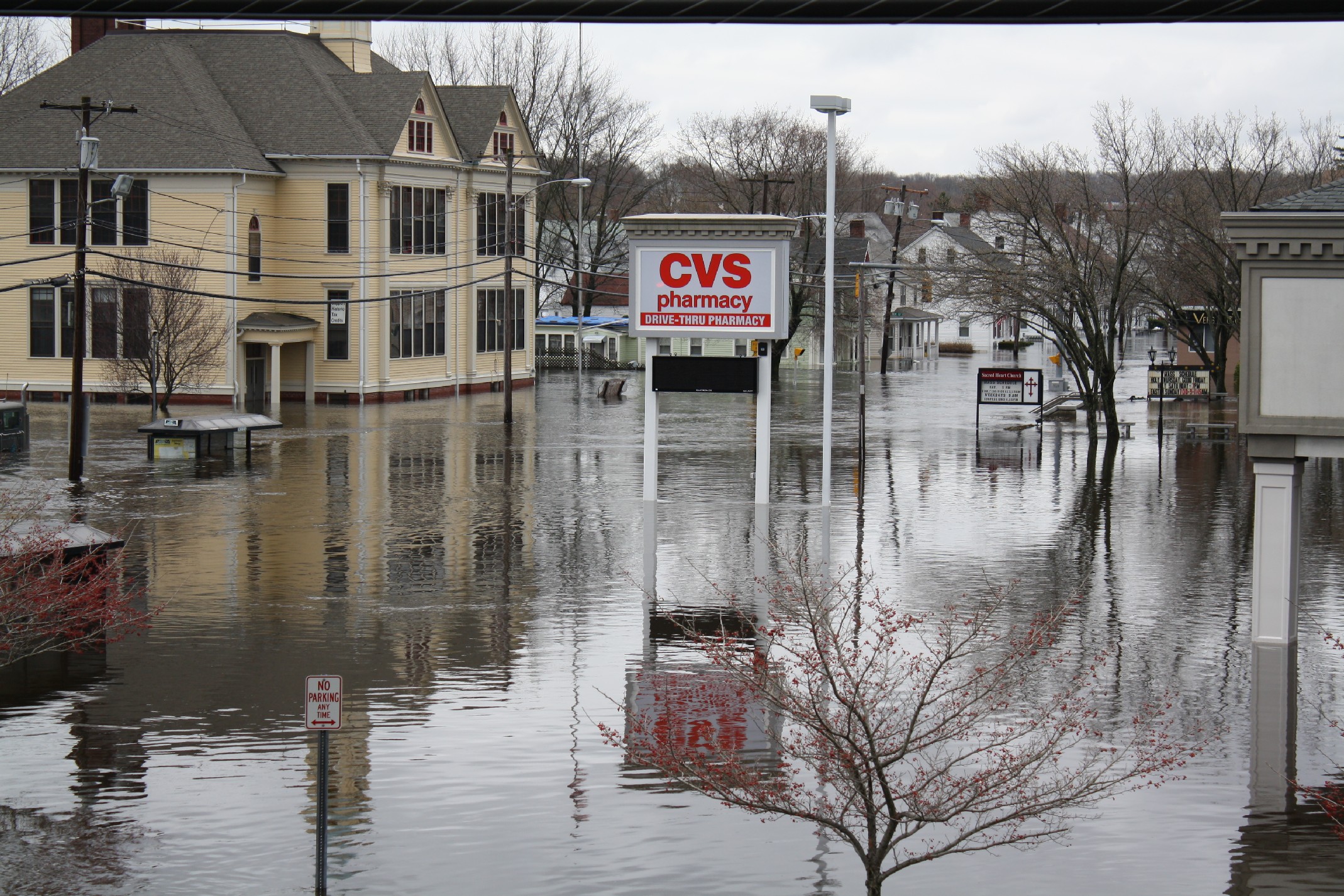 Record Flooding Along the Pawtuxet River in Rhode Island