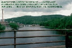Photograph of the Connecticut River at Dalton, NH (DLTN3) looking upstream at a paper mill