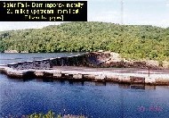 Photograph of Spier Falls Dam along the Hudson River, approximately 20 miles upstream of Fort Edward, NY (FTEN6)