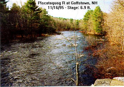 Photograph of the Piscataquog River at Goffstown, NH (GFFN3)