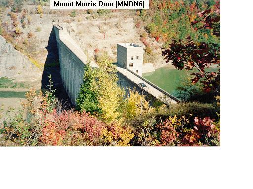 Photograph of the Genesee River at Mt. Morris Dam, NY (MMDN6)