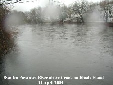 Photograph of the Pawtuxet River Downstream of the Scituate Reservoir, Scituate, RI