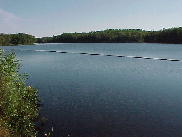 Photograph of the Sebasticook River at Pittsfield, ME (PITM1) above the dam
