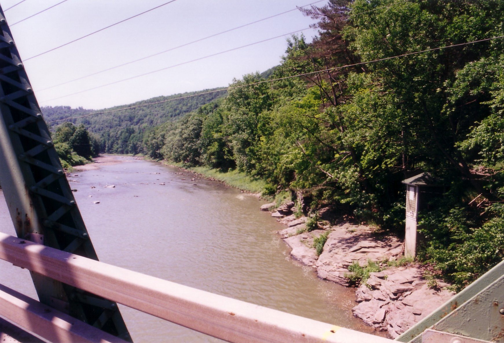 Photograph of the Schoharie Creek at Prattsville, NY (PTVN6)
