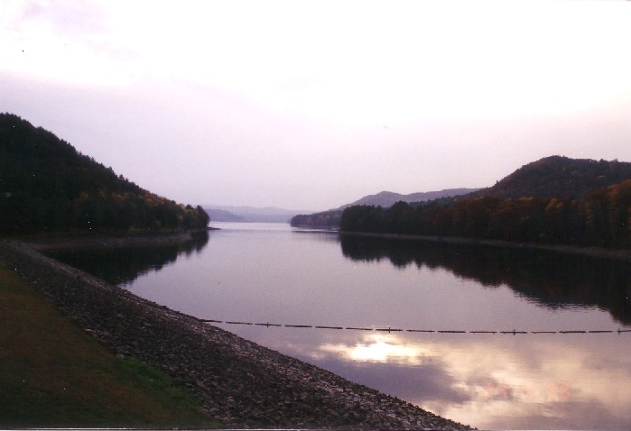 Photograph of the Great Sacandaga Lake at dusk