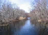 Photograph of the Spicket River at Methuen, MA (MTHM3)
