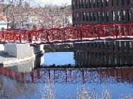 Photograph of the Spicket River at Methuen, MA (MTHM3)