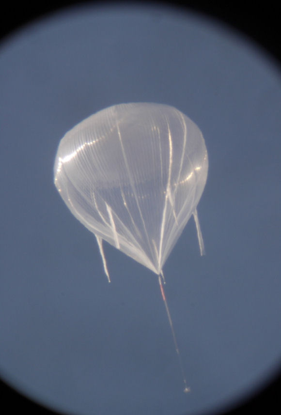 High Altitude Balloon released by NASA Columbia Scientific Balloon Facility