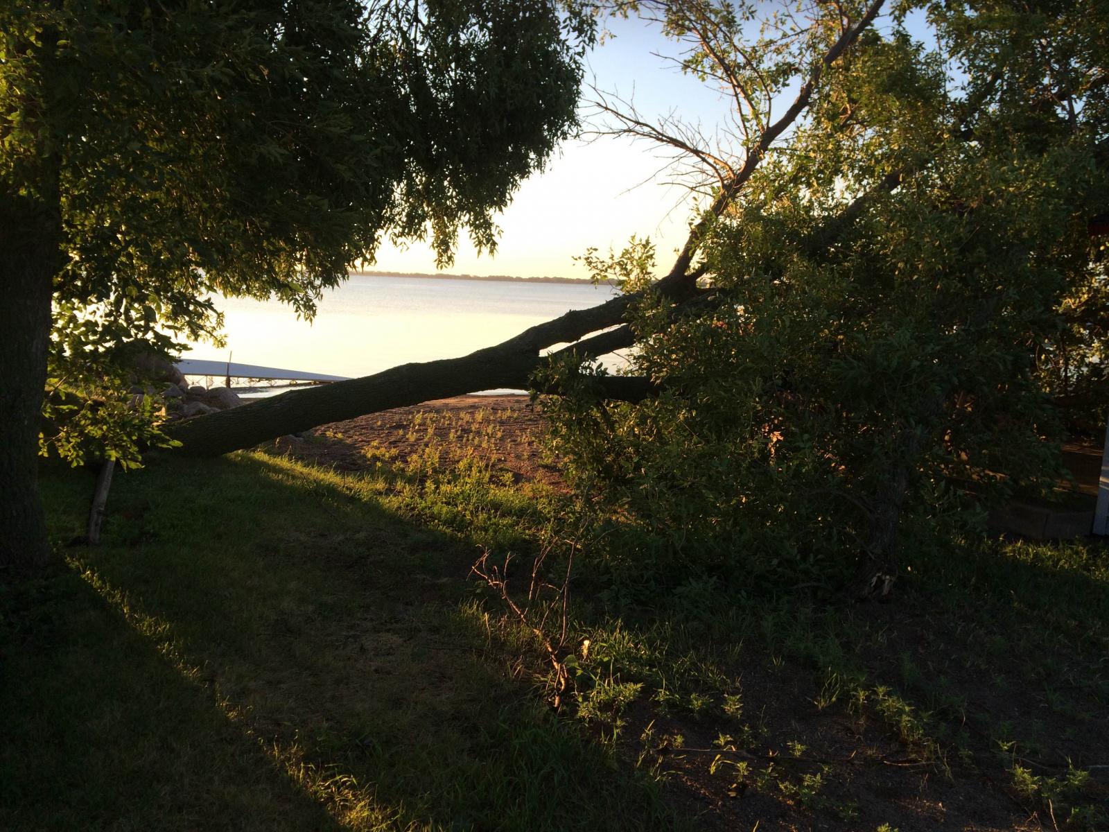Damage at Lake Poinsett - Photo by Dave Schaefer