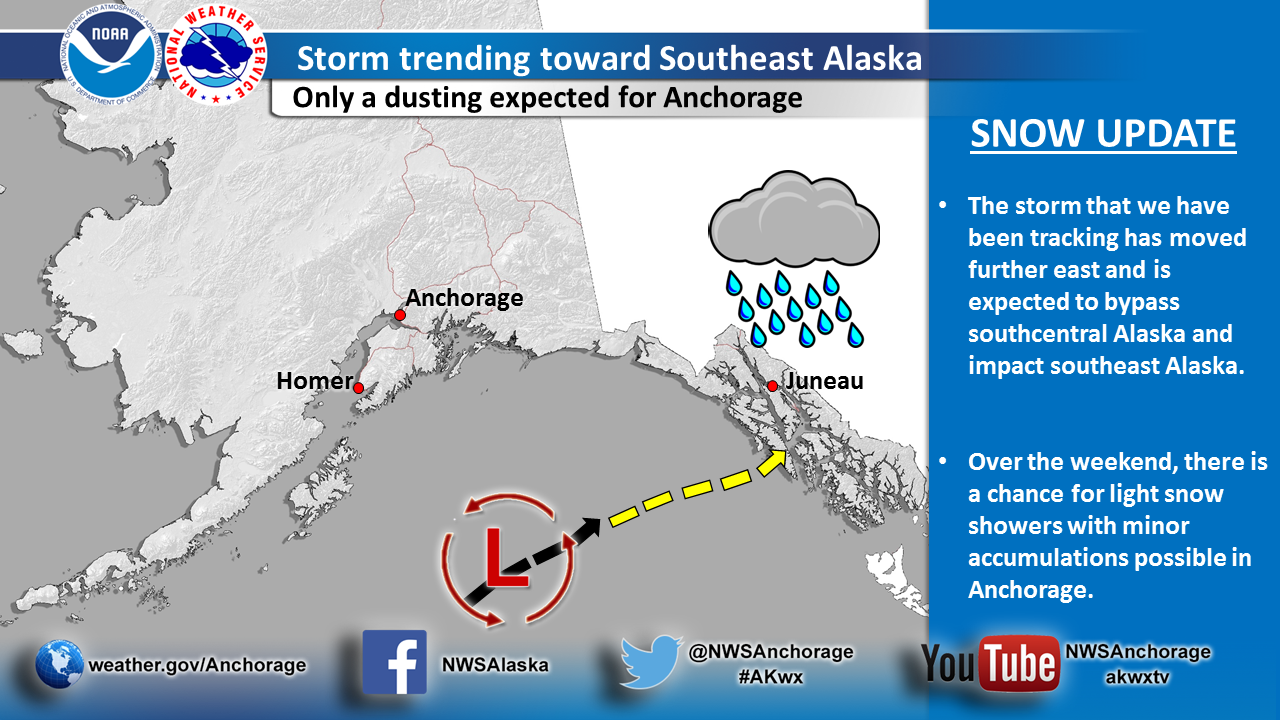 Windy, wet and warm conditions on the way for Southcentral Alaska