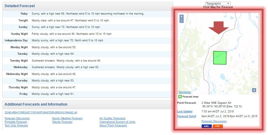 NWS Fairbanks New Website Guide