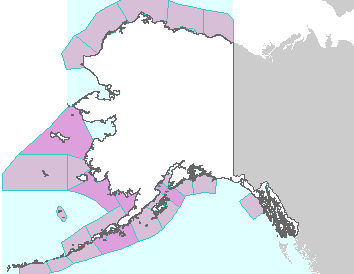 Image of Alaska weather map