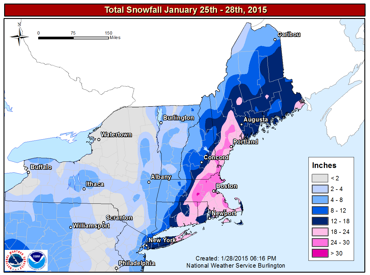 New England Snow Depth Map Maps For You