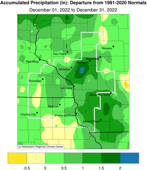 Precipitation Departure From Normal