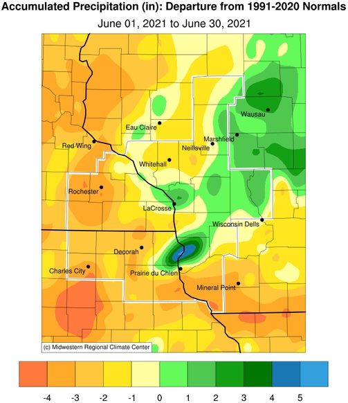 Precipitation Departure From Normal