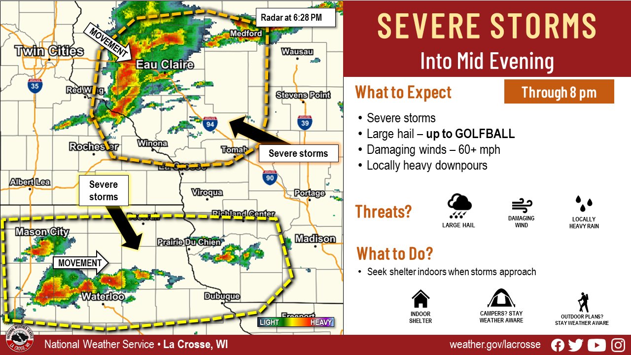 Graphicast issued for severe storms on July 28