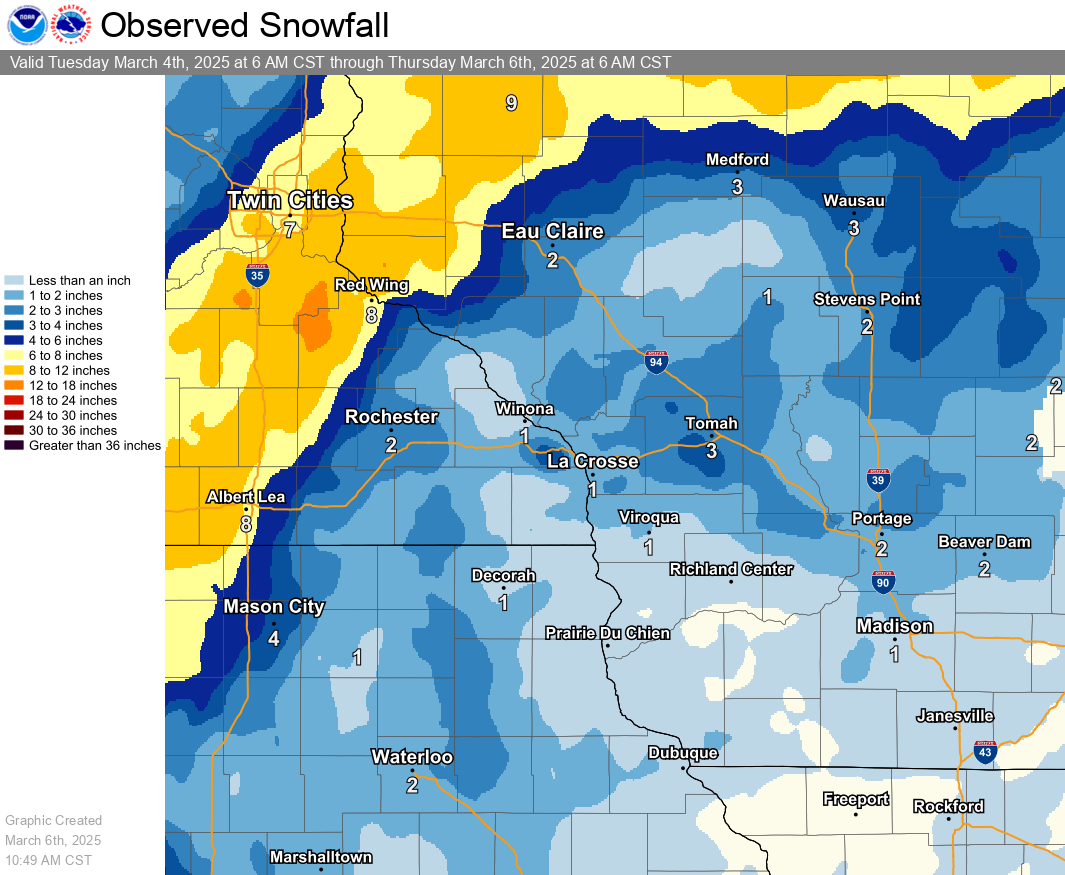 Snowfall Map