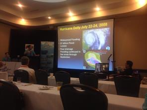 NWS Brownsville/Rio Grande Valley Warning Coordiation Meteorologist Barry Goldsmith describes Hurricanes Beulah, Dolly and Alex at the National Tropical Weather Conference in 2014