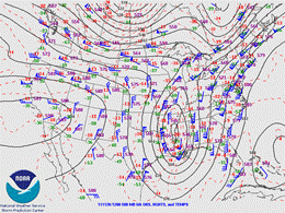 500 mb chart from 6 AM CST, November 28th (click to enlarge)