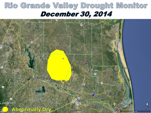 Rio Grande Valley/Deep South Texas Drought Conditions, December 30, 2014