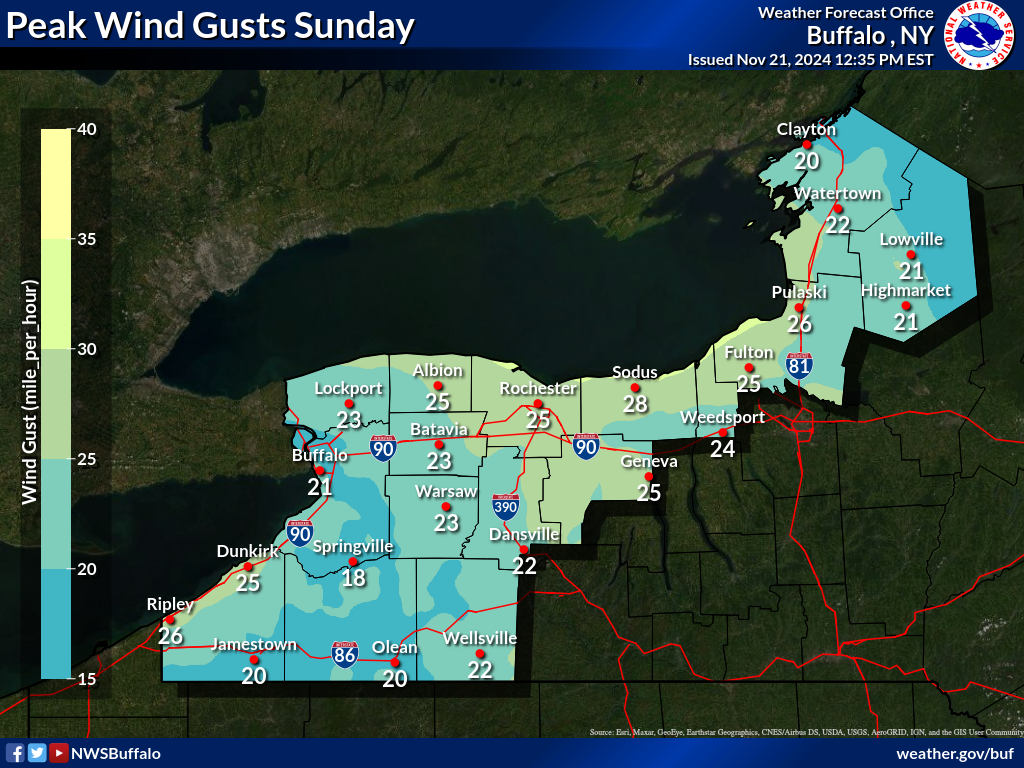 Max Wind Gust Day 4