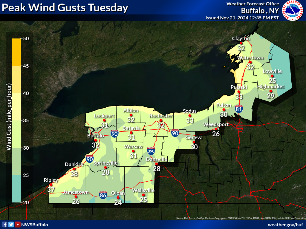 Max Wind Gust Day 6