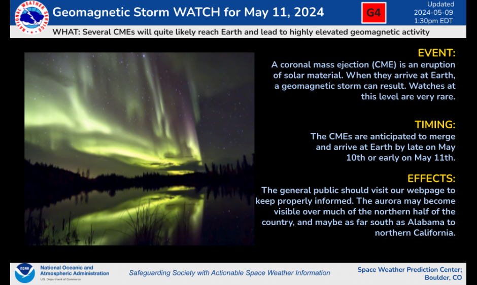 Storm Watch for May 11, 2024