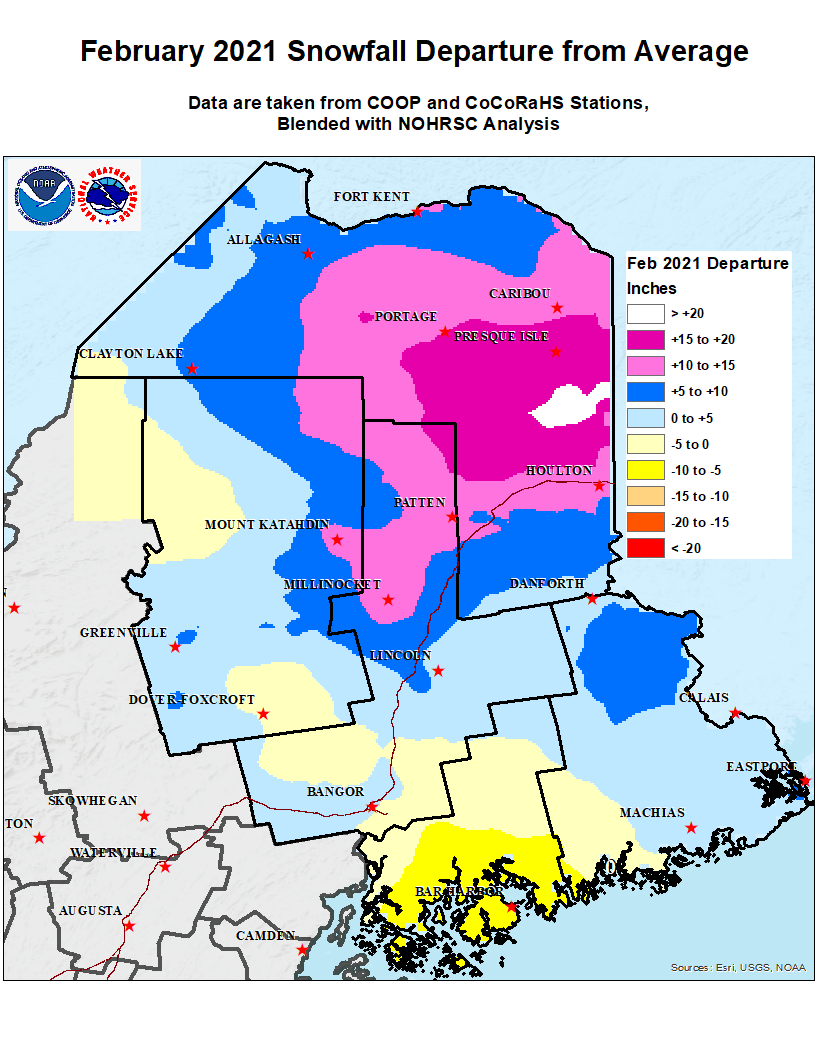 Monthly And Seasonal Snow Maps