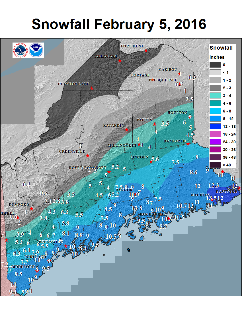 Snow/Ice Maps