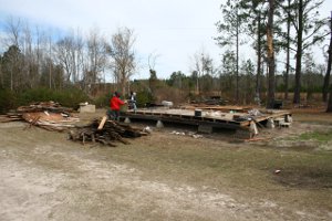 Mobile home damage photo 2.