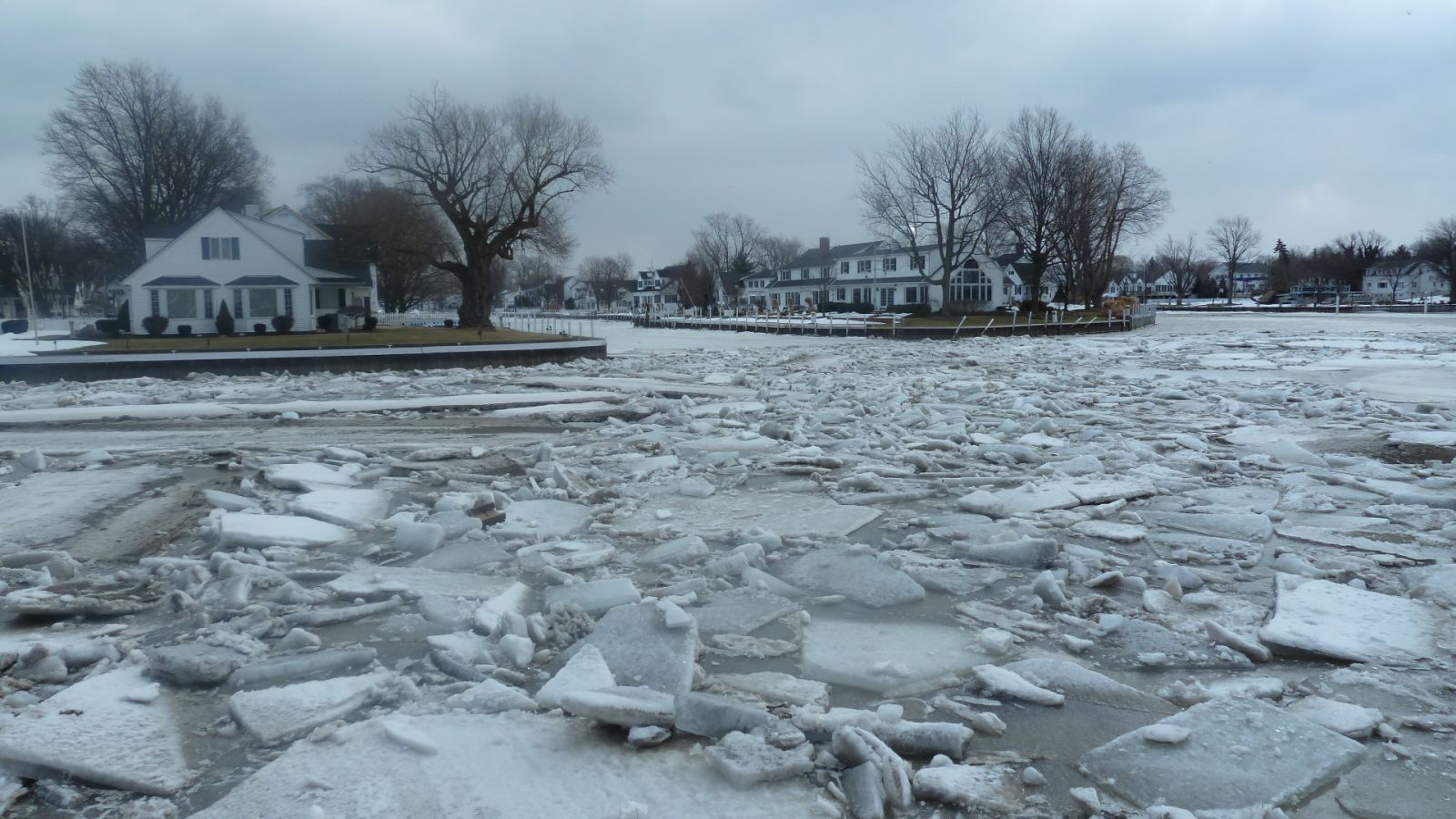 Vermilion River Ice from NWS ice jam flood survey