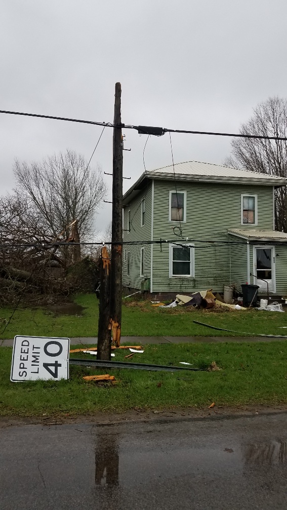 Springboro tornado damage April 14, 2019 