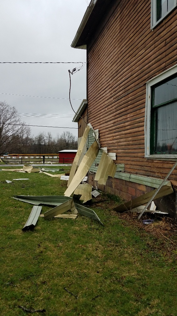 Springboro tornado damage April 14, 2019