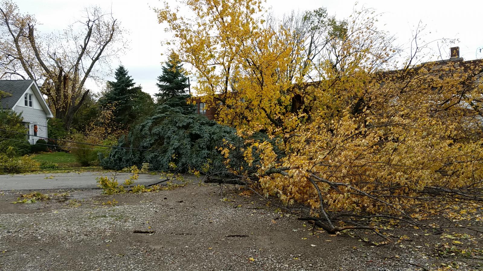 Damage from Milcreek Township Pennsylvania, November 5 2017