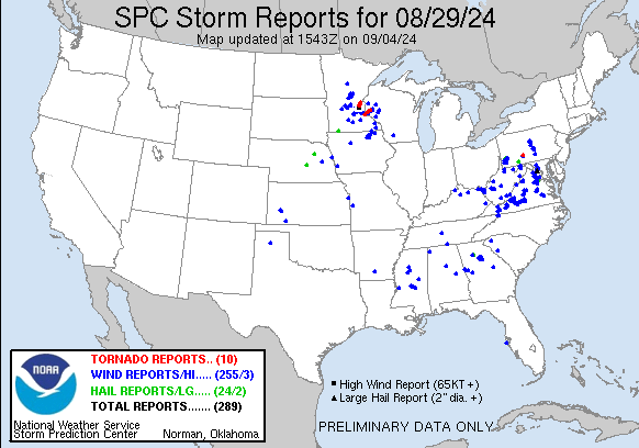 Damage Report national map