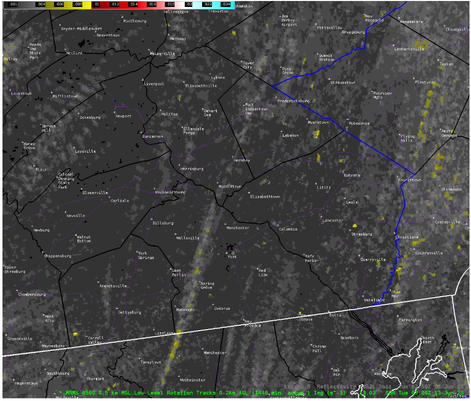 MRMS Rotation Tracks