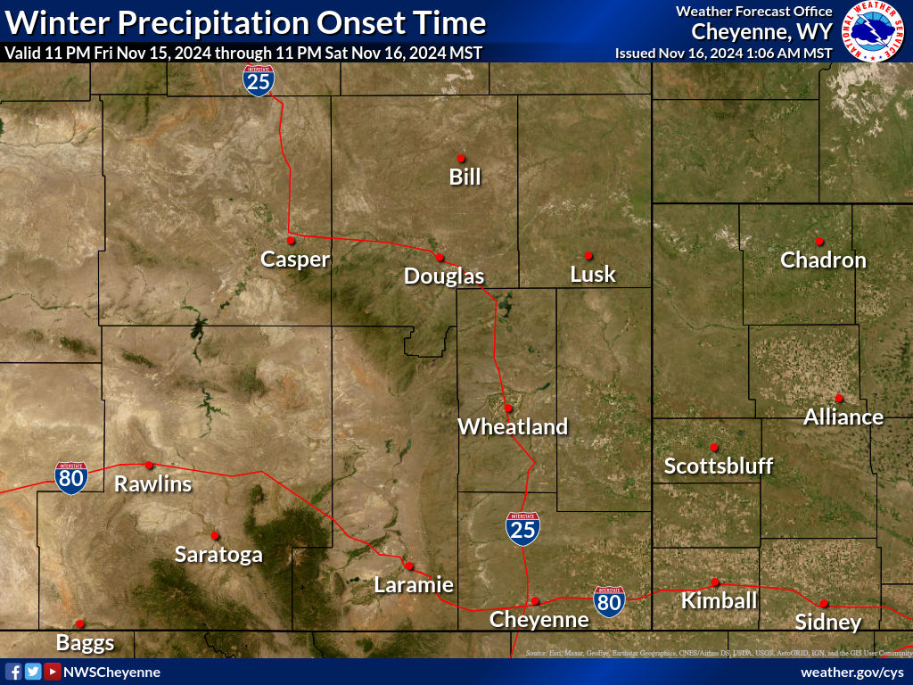 Winter Precipitation Onset